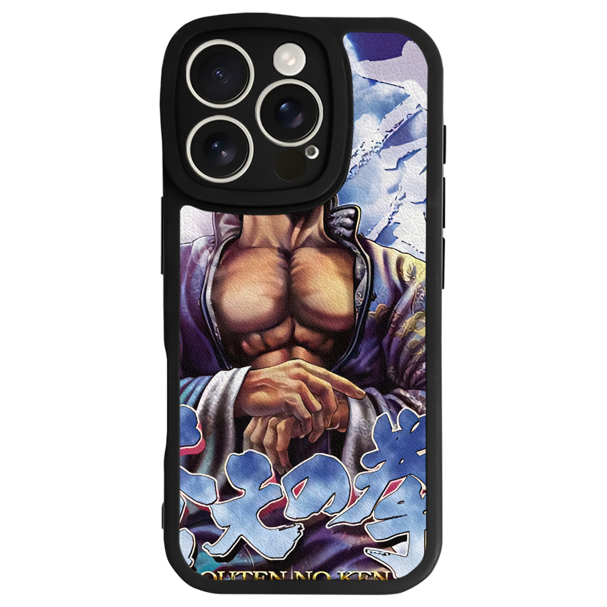 （画像用） 北斗の拳 Fist of the North Star 【iPhone 16シリーズ対応】シリコンスマホケース（レザー調） 材質：シリコン